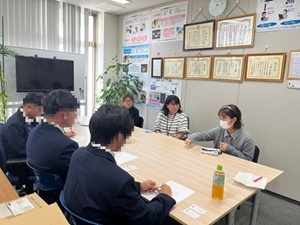 インタビューシップの様子①