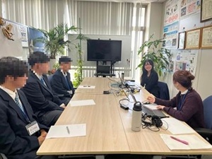 インタビューシップの様子②